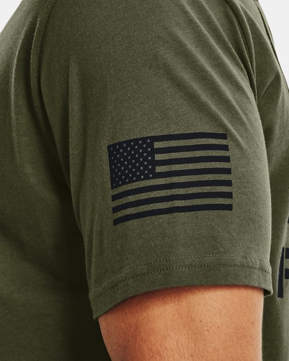 Men's UA Freedom Banner T-Shirt, Green, pdpMainDesktop image number 3